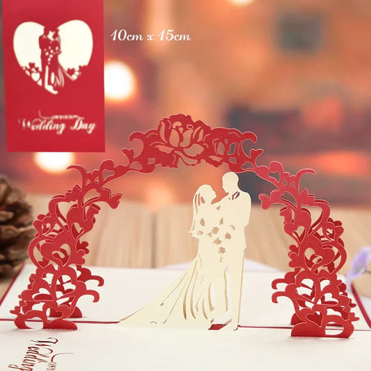 3D Pop-Up Love Card – Romantic Gift for Wife or Girlfriend