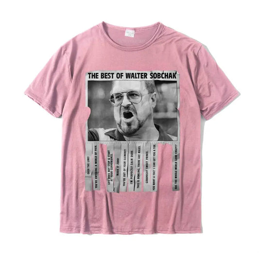 The Big Lebowski "Walter Sobchak Quotes" T-Shirt – Slim Fit Cotton Tee for Men