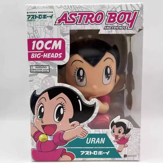 Astro Boy & Friends Q Version Figures – Classic Anime Collectible Desktop Models (Uran, Leo, White Lion)