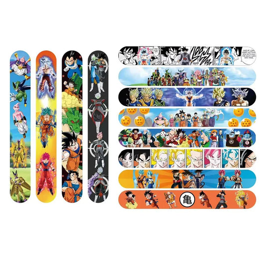 Dragon Ball Slap Bracelets – 12/24/36pcs Anime Party Favors for Kids’ Birthdays & Events