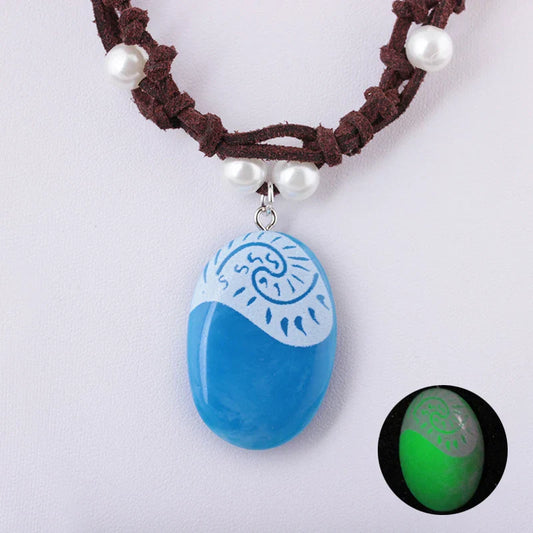 Disney Moana Ocean Necklace – Kawaii Cartoon Cosplay Jewelry for Girls & Kids