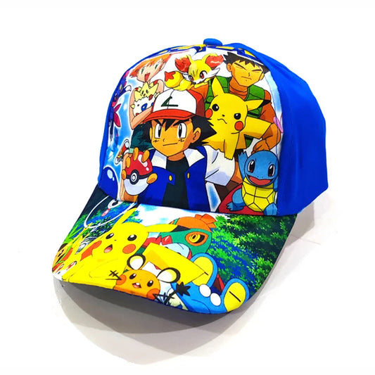 Pokémon Pikachu Baseball Cap – Kawaii Anime Sunhat for Kids, Outdoor Play & Birthday Gifts