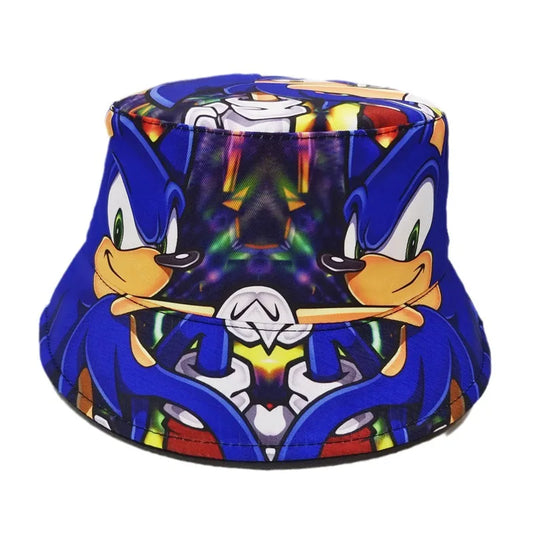 Sonic the Hedgehog Kids Fisherman Hat – Cute Anime Sunshade Cap for Boys & Girls