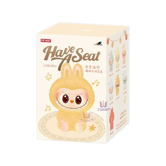 Labu Macaroon Sits on the Party’s Black Rubber Face Surprise Blind Box – 1st & 2nd Generation Plush Dolls